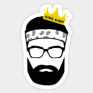 King Simp Sticker